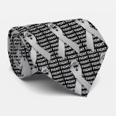 Kampf gegen den Krebs im Gehirn Krawatte (Gerollt)