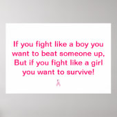 Kampf gegen den Krebs! Poster (Vorne)