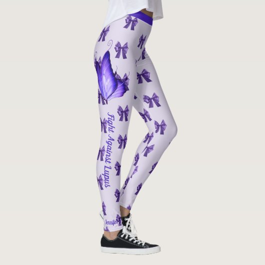 Kampf gegen den Lupus-Text - Frauen-Leggings Leggings (Rechts)