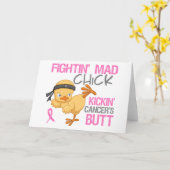 Kampf gegen den männlichen Küken Brustkrebs Karte (Gelbe Blume)