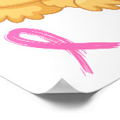 Kampf gegen den männlichen Küken Brustkrebs Poster (Ecke)