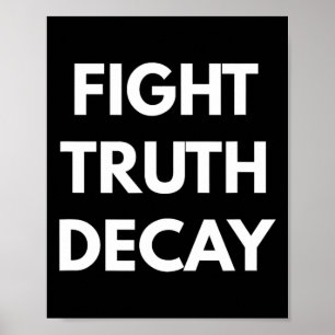 Kampf gegen den Niedergang der Wahrheit - Nie Trum Poster