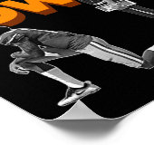Kampf gegen den Power Black Power Salute Sticker Poster (Ecke)