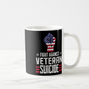 Kampf gegen den Tag des Selbstmords von Veteranen Kaffeetasse