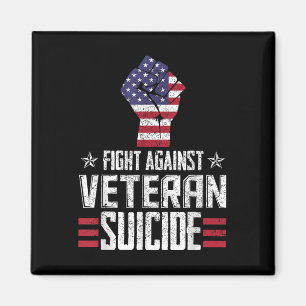 Kampf gegen den Tag des Selbstmords von Veteranen Magnet