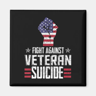 Kampf gegen den Tag des Selbstmords von Veteranen Magnet