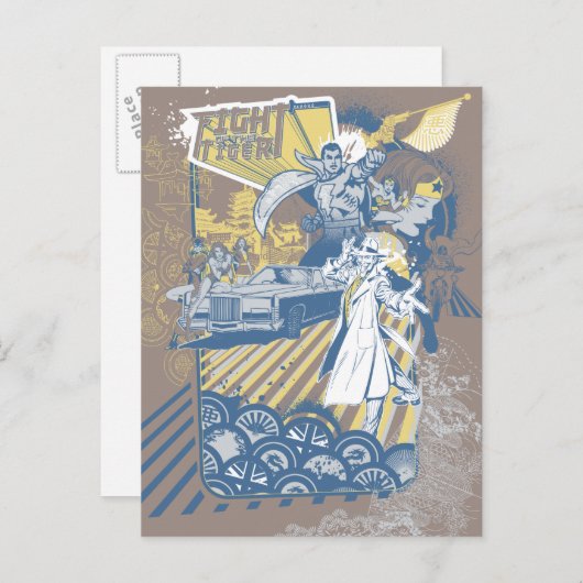 Kampf gegen den Tiger Postkarte (Vorne/Hinten)