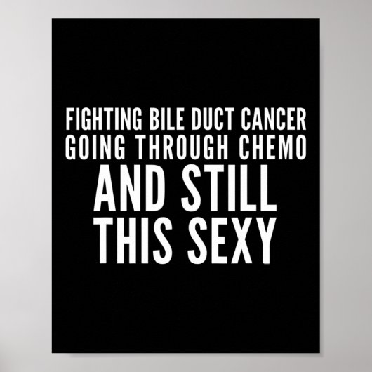 Kampf gegen den unkontrollierten Krebs durch Chemo Poster (Vorne)