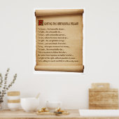 Kampf gegen den unmöglichen Traum #1 Poster (Küche)