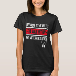 Kampf gegen den Veteran Suizid Ptsd Bewusstsein 22 T-Shirt