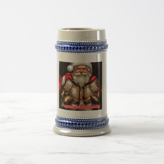 Kampf gegen den Weihnachtsmann! Bierglas (Mittel)