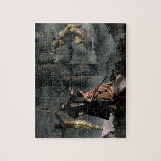 Kampf gegen den Wendigo Puzzle (Vertikal)