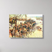 Kampf gegen die Amerikanische Revolution in Guilfo Leinwanddruck (Vorderseite)