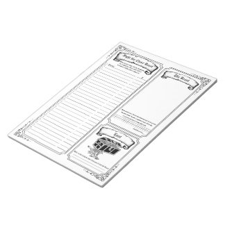 Kampf gegen die Brustblase Notizblock