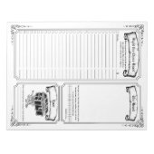 Kampf gegen die Brustblase Notizblock (Vorderseite)