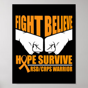 Kampf gegen die Hoffnung Überleben Rsdcrps Krieger Poster