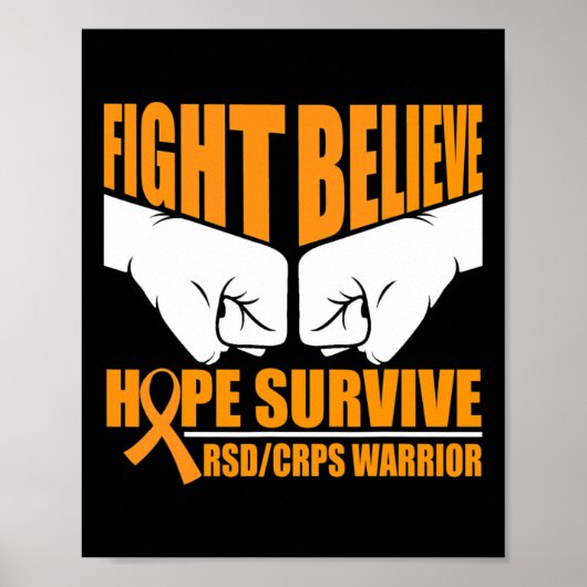Kampf gegen die Hoffnung Überleben Rsdcrps Krieger Poster (Vorne)