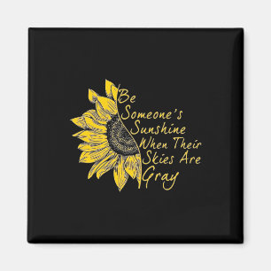 Kampf gegen die Stigma Mental Health Awareness Sun Magnet