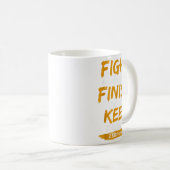 Kampf gegen einen guten Kampf 2 Timothy 4_7 Christ Kaffeetasse (VorderseiteRechts)