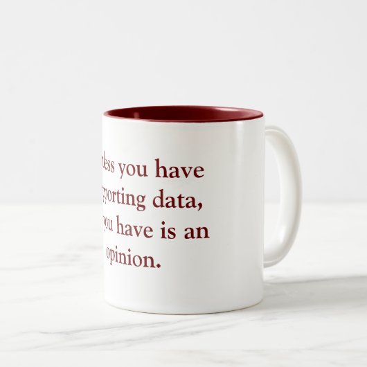 Kampf gegen Falschinformationen! Kampfstier****! Z Zweifarbige Tasse (VorderseiteRechts)