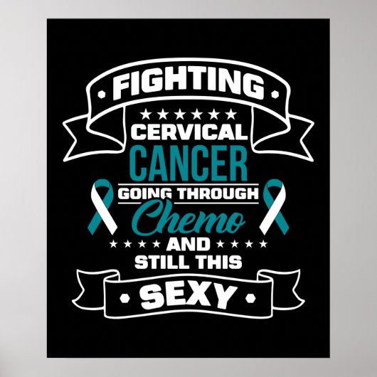 Kampf gegen Gebärmutterhalskrebs Poster (Vorne)