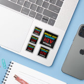 Kampf gegen HIV-Stigma - Aids-Bewusstsein Aufkleber (Laptop mit iPhone)