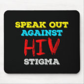 Kampf gegen HIV-Stigma - Aids-Bewusstsein Mousepad (Vorne)