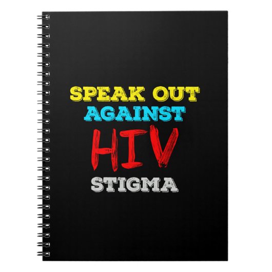 Kampf gegen HIV-Stigma - Aids-Bewusstsein Notizblock (Vorderseite)