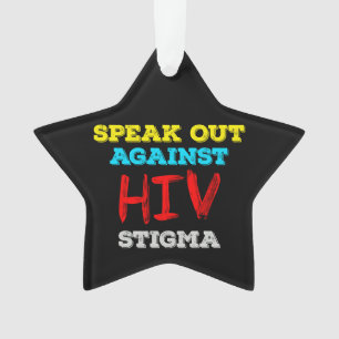 Kampf gegen HIV-Stigma - Aids-Bewusstsein Ornament