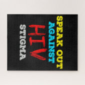 Kampf gegen HIV-Stigma - Aids-Bewusstsein Puzzle (Horizontal)