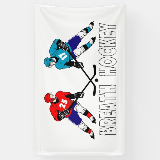 Kampf gegen Hockeyspieler Banner (Vertikal)