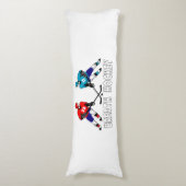 Kampf gegen Hockeyspieler Seitenschläferkissen (Vorderseite Vertikal)