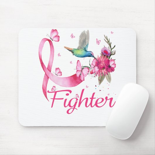 Kampf gegen Humingbird Brustkrebs Mousepad (Mit Mouse)