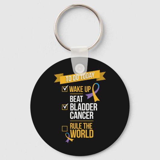 Kampf gegen Krebs in der Welt Schlüsselanhänger (Vorderseite)