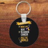 Kampf gegen Krebs in der Welt Schlüsselanhänger (Vorderseite)