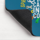Kampf gegen Krebs in jeder Farbe Illustration Mousepad (Ecke)