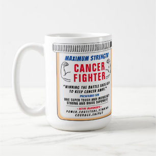 Kampf gegen Krebs Inspiration Geschenk Kaffee Tass Kaffeetasse