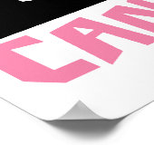 Kampf gegen Krebs-Poster Poster (Ecke)