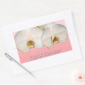 Kampf gegen Krebs Rechteckiger Aufkleber (Umschlag)