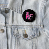Kampf gegen Krebs rosa Brustkrebs Button (Beispiel)