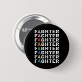 Kampf gegen Krebs Überlebende Bewusstsein für Kreb Button (Vorne & Hinten)