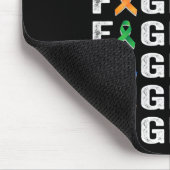 Kampf gegen Krebs Überlebende Bewusstsein für Kreb Mousepad (Ecke)