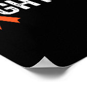 Kampf gegen Leukämie Bewusstsein Poster (Ecke)