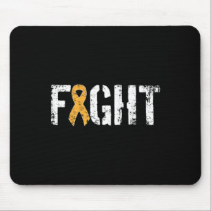 Kampf gegen Leukämie Krebs im militärischen Stil S Mousepad