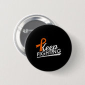 Kampf gegen Leukämie Multiple Sklerose Warrior Button (Vorne & Hinten)