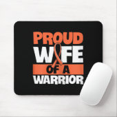 Kampf gegen Leukämie Zitat für eine Ehefrau einer Mousepad (Mit Mouse)