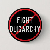 Kampf gegen Oligarchie Button (Vorderseite)