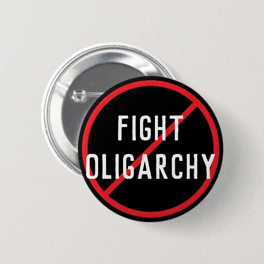 Kampf gegen Oligarchie Button (Vorne & Hinten)