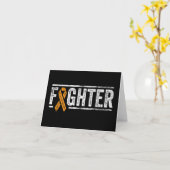 Kampf gegen Orangen-Ribbon-Leukämie Sensibilisieru Karte (Gelbe Blume)