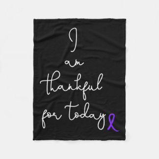 Kampf gegen Pankreaskrebs Produkt Geschenk mit Fla Fleecedecke